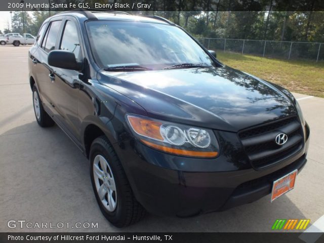 2009 Hyundai Santa Fe GLS in Ebony Black