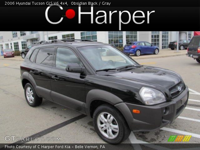 2006 Hyundai Tucson GLS V6 4x4 in Obsidian Black