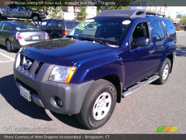 2006 Nissan Xterra Off Road 4x4 in Midnight Blue Pearl