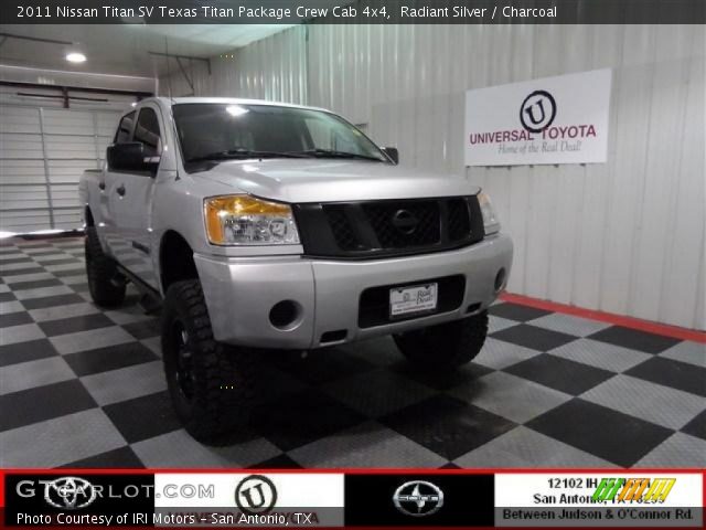 2011 Nissan Titan SV Texas Titan Package Crew Cab 4x4 in Radiant Silver