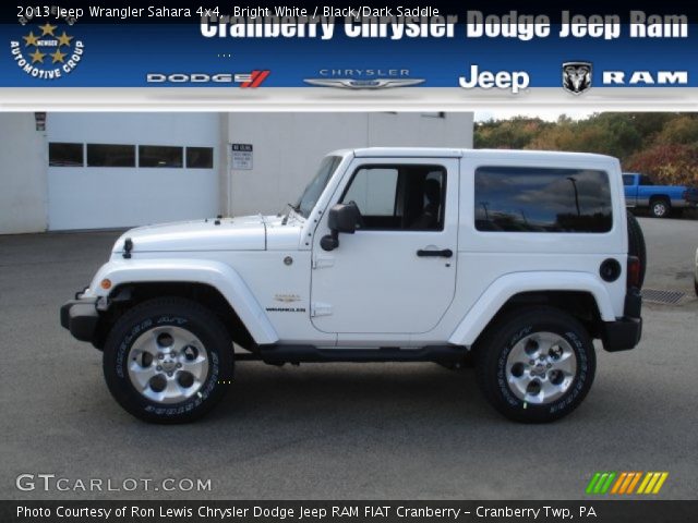 2013 Jeep Wrangler Sahara 4x4 in Bright White