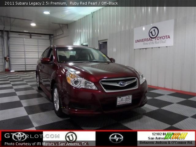 2011 Subaru Legacy 2.5i Premium in Ruby Red Pearl