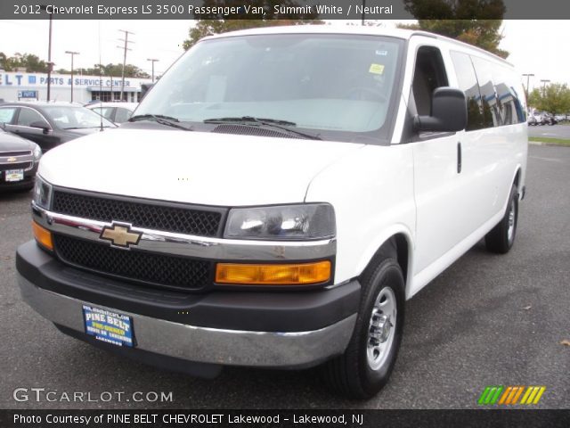 2012 Chevrolet Express LS 3500 Passenger Van in Summit White