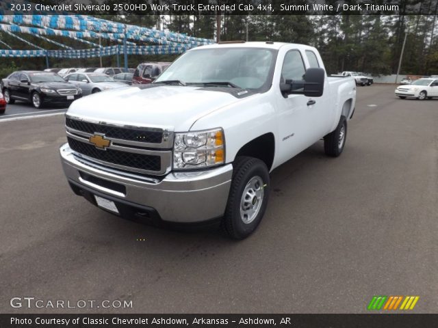 2013 Chevrolet Silverado 2500HD Work Truck Extended Cab 4x4 in Summit White