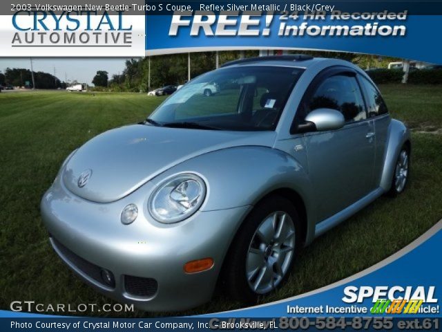 2003 Volkswagen New Beetle Turbo S Coupe in Reflex Silver Metallic