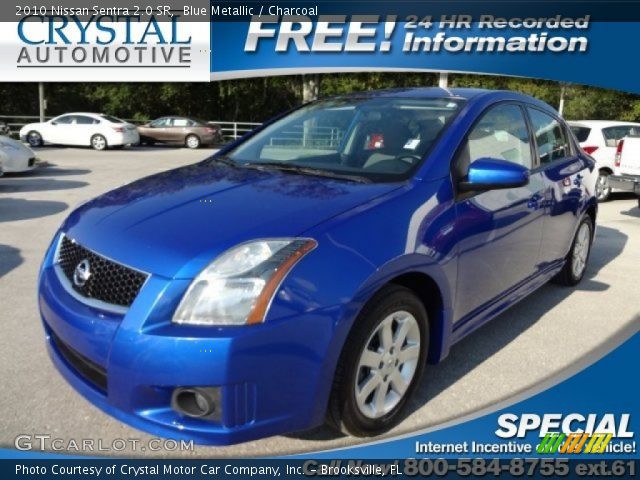 2010 Nissan Sentra 2.0 SR in Blue Metallic