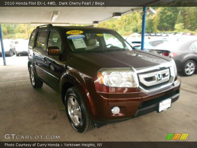 2010 Honda Pilot EX-L 4WD in Dark Cherry Pearl
