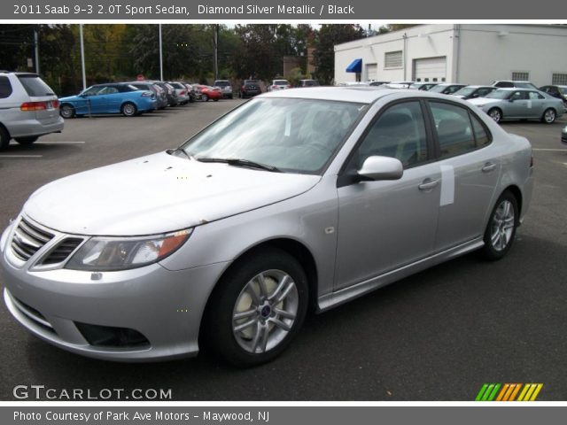 2011 Saab 9-3 2.0T Sport Sedan in Diamond Silver Metallic