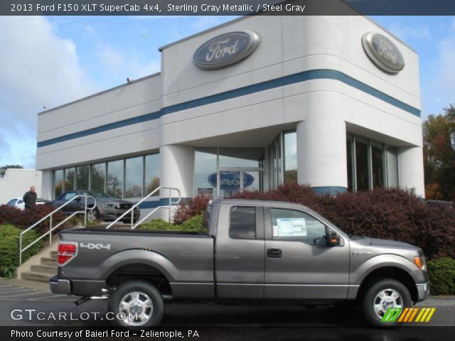 2013 Ford F150 XLT SuperCab 4x4 in Sterling Gray Metallic