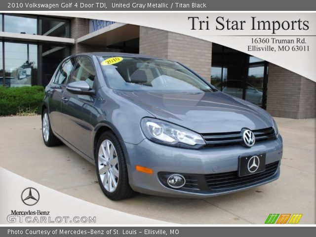 2010 Volkswagen Golf 4 Door TDI in United Gray Metallic