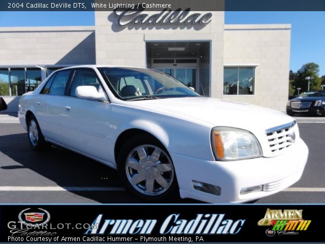 2004 Cadillac DeVille DTS in White Lightning