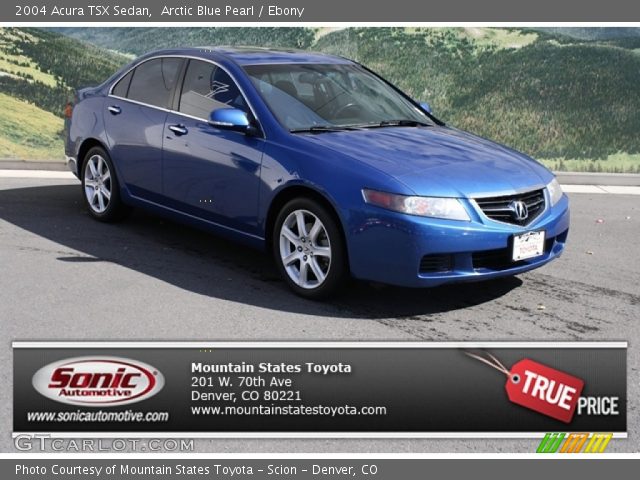 2004 Acura TSX Sedan in Arctic Blue Pearl