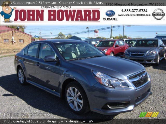 2013 Subaru Legacy 2.5i Premium in Graphite Gray Metallic