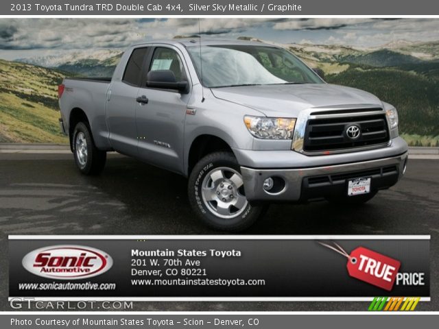 2013 Toyota Tundra TRD Double Cab 4x4 in Silver Sky Metallic