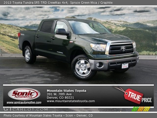 2013 Toyota Tundra SR5 TRD CrewMax 4x4 in Spruce Green Mica