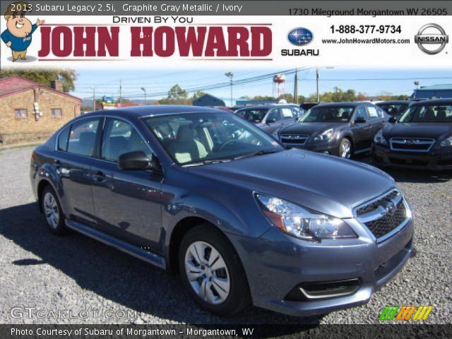 2013 Subaru Legacy 2.5i in Graphite Gray Metallic