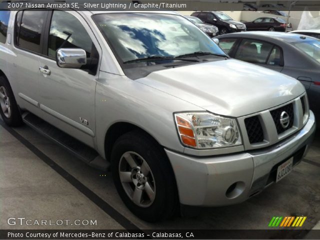 2007 Nissan Armada SE in Silver Lightning
