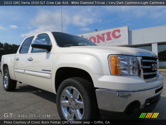 2013 GMC Sierra 1500 SLT Crew Cab 4x4 in White Diamond Tricoat