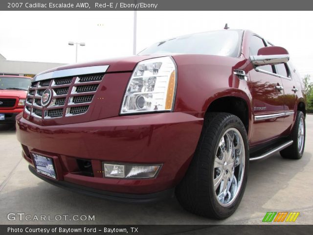 2007 Cadillac Escalade AWD in Red-E