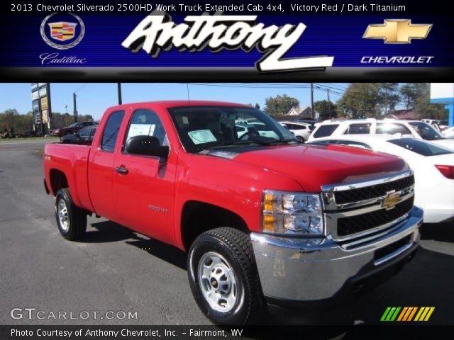 2013 Chevrolet Silverado 2500HD Work Truck Extended Cab 4x4 in Victory Red
