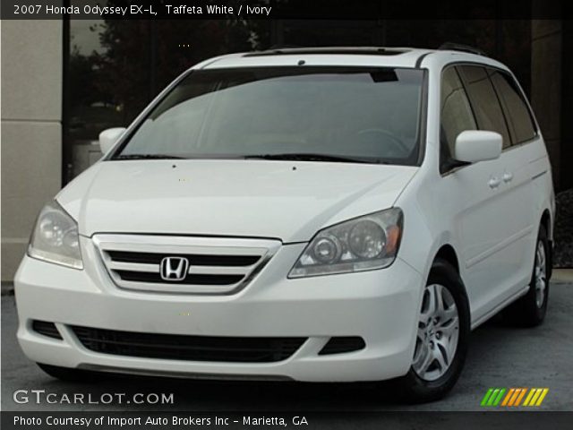2007 Honda Odyssey EX-L in Taffeta White