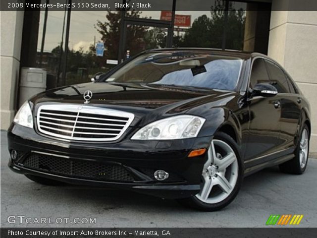 2008 Mercedes-Benz S 550 Sedan in Black