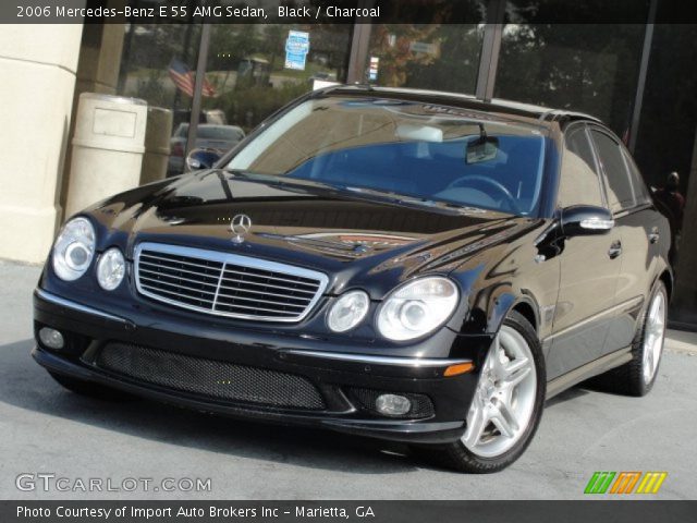 2006 Mercedes-Benz E 55 AMG Sedan in Black