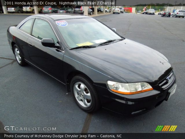 Black 2001 honda accord coupe