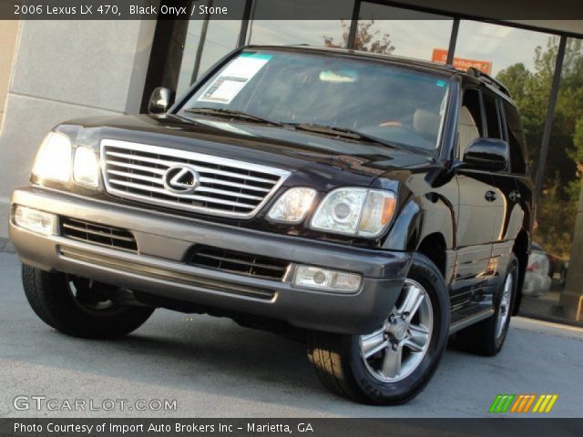 2006 Lexus LX 470 in Black Onyx