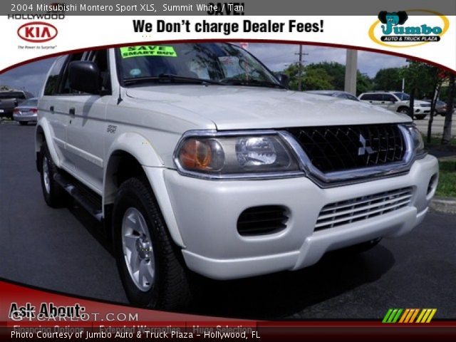2004 Mitsubishi Montero Sport XLS in Summit White
