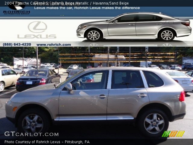 2004 Porsche Cayenne S in Jarama Beige Metallic