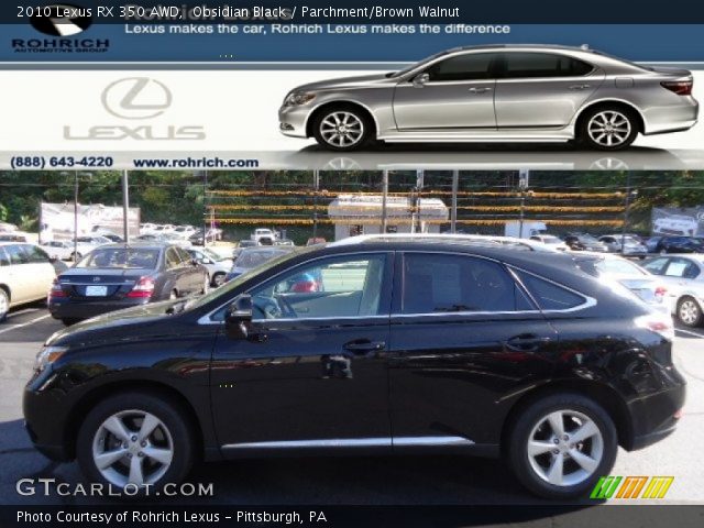 2010 Lexus RX 350 AWD in Obsidian Black