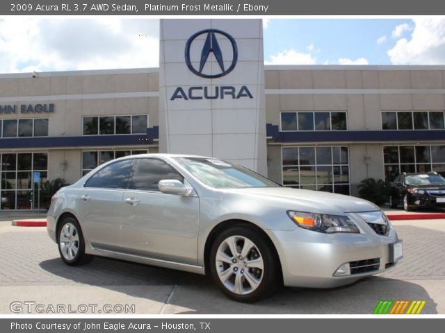 2009 Acura RL 3.7 AWD Sedan in Platinum Frost Metallic