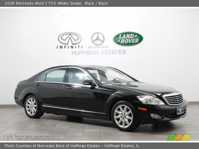 2008 Mercedes-Benz S 550 4Matic Sedan in Black
