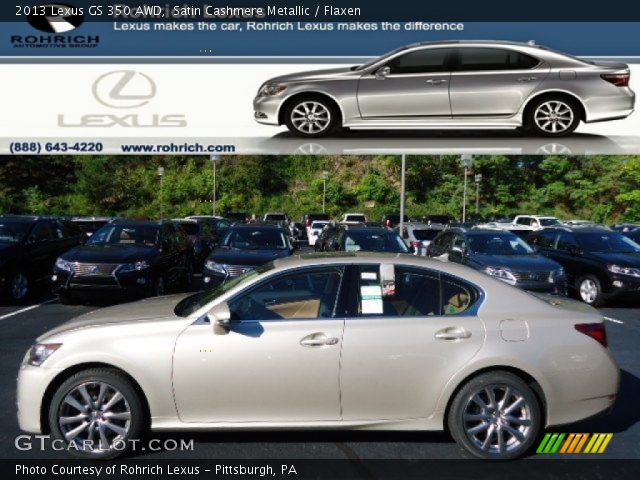 2013 Lexus GS 350 AWD in Satin Cashmere Metallic