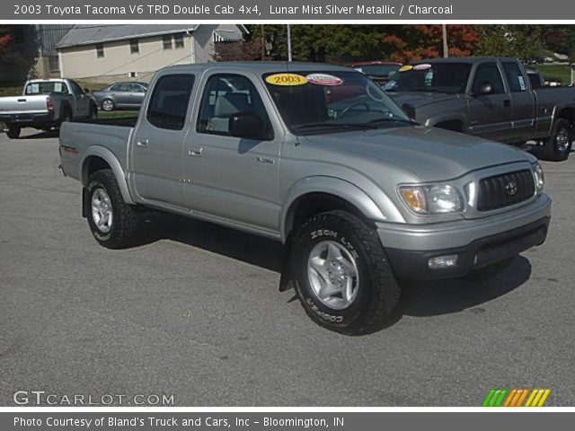 2003 Toyota Tacoma V6 TRD Double Cab 4x4 in Lunar Mist Silver Metallic