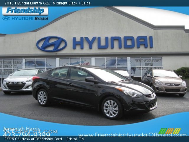 2013 Hyundai Elantra GLS in Midnight Black