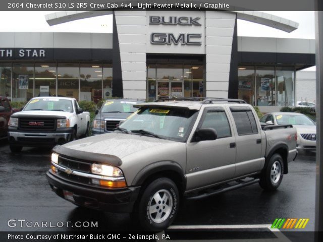 2004 Chevrolet S10 LS ZR5 Crew Cab 4x4 in Light Pewter Metallic
