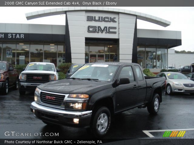 2008 GMC Canyon SLE Extended Cab 4x4 in Onyx Black