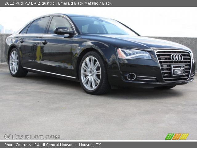 2012 Audi A8 L 4.2 quattro in Emerald Black Metallic