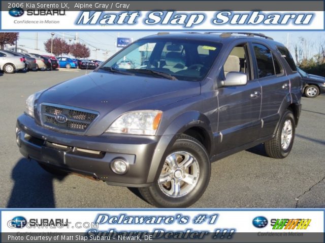 2006 Kia Sorento LX in Alpine Gray