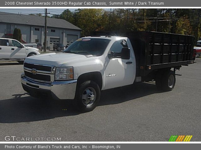 2008 Chevrolet Silverado 3500HD Regular Cab Chassis in Summit White