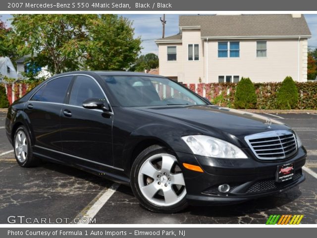2007 Mercedes-Benz S 550 4Matic Sedan in Black