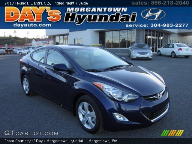 2013 Hyundai Elantra GLS in Indigo Night