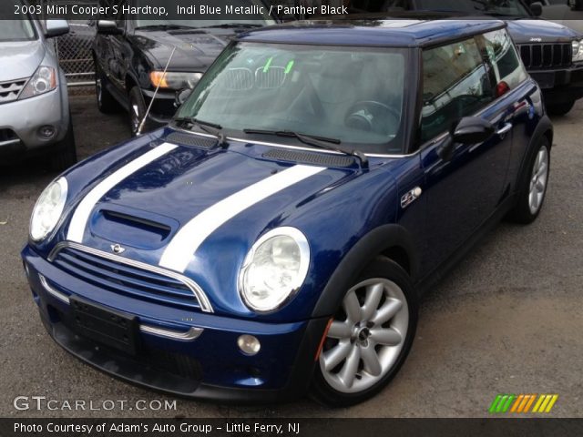 2003 Mini Cooper S Hardtop in Indi Blue Metallic