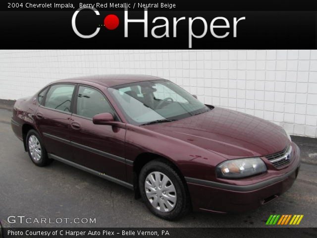 2004 Chevrolet Impala  in Berry Red Metallic