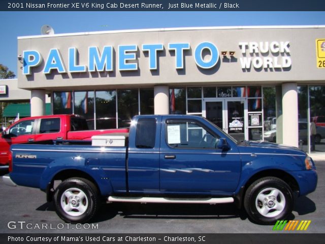2001 Nissan Frontier XE V6 King Cab Desert Runner in Just Blue Metallic