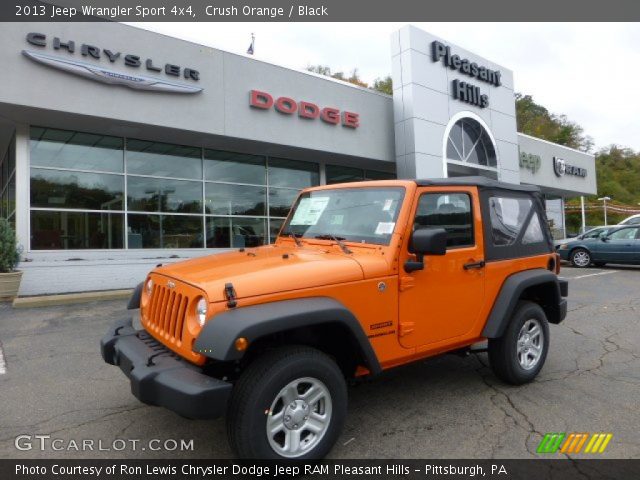 2013 Jeep Wrangler Sport 4x4 in Crush Orange
