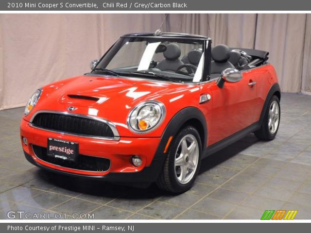 2010 Mini Cooper S Convertible in Chili Red