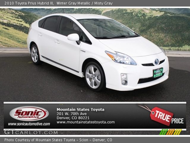2010 Toyota Prius Hybrid III in Winter Gray Metallic